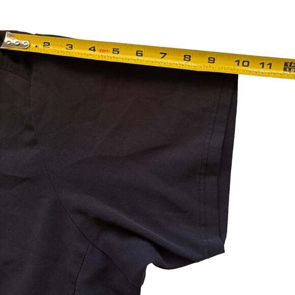 Aero Wonderwink Scrub Top Women's XL Black Short Sleeve V-Neck Flex Back - Picture 9 of 12